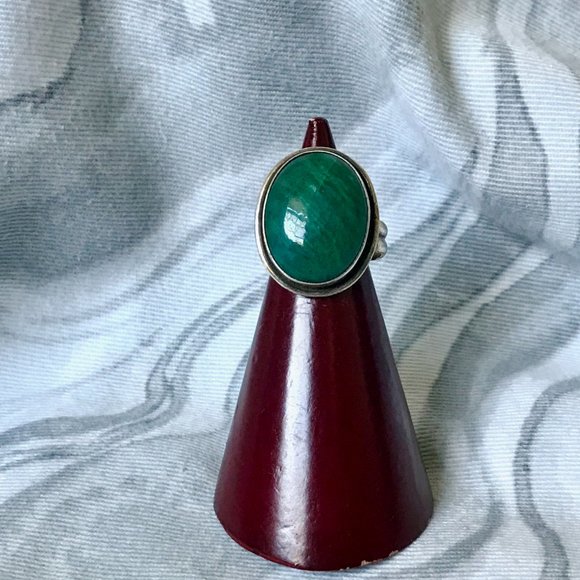 sterling silver & stone ring - Picture 6 of 11